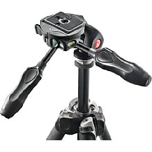 Manfrotto MH293D3-Q2 3-Wege-Neiger 290er, kompakt zusammenlegbar, ADAPTO Polymer