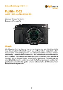 Fujifilm X-E2 mit XF 18-55 mm F2.8-4 R LM OIS Labortest, Seite 1 [Foto: MediaNord]