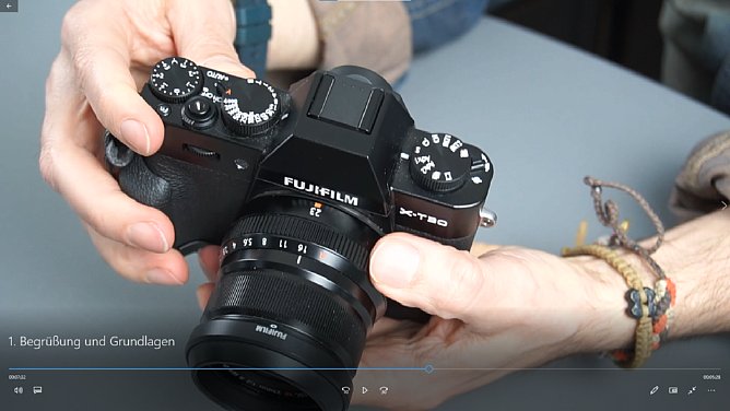 Screenshot 1 Peter Fauland Das Fujifilm X-System Schulungsvideo. [Foto: Imaging One]