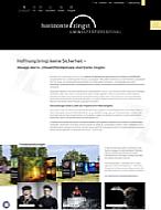Website des Horzonte Zingst Fotofestivals am 17.04.2021. [Foto: Horizonte Zingst; Screenshot: MediaNord]