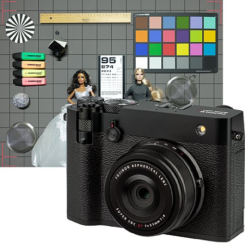 Vorschau des photographierten Testbildes mit Kamera