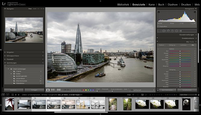 Lightroom Classic Entwickeln Modul. [Foto: Foto Gregor Gruppe]