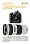 Canon EOS-1D Mark II mit  EF 70-200 mm 4.0 L USM Labortest (Labortest-Protokoll)