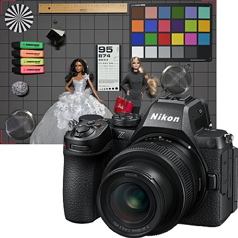 Vorschau des photographierten Testbildes mit Kamera