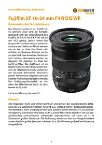 Fujifilm XF 10-24 mm F4 R OIS WR mit X-T5 Labortest, Seite 1 [Foto: MediaNord]