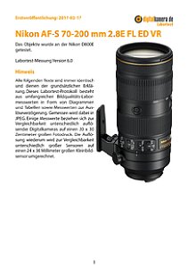 Nikon AF-S 70-200 mm 2.8E FL ED VR mit D800E Labortest, Seite 1 [Foto: MediaNord]