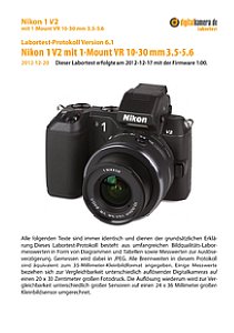 Nikon 1 V2 mit 1-Mount VR 10-30 mm 3.5-5.6 Labortest, Seite 1 [Foto: MediaNord]