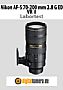 Nikon AF-S 70-200 mm 2.8 G ED VR II mit D4 Labortest (Labortest-Protokoll)