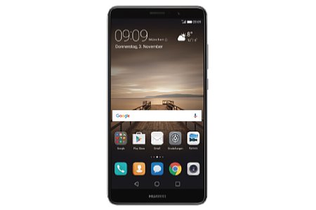 Dank schmaler
Bildschirmränder ist das Huawei Mate 9 trotz 5,9-Zoll-Display effektiv nicht größer als ein
iPhone 7 Plus (mit 5,5-Zoll-Display). [Foto: Huawei]