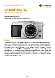 Olympus Pen E-PL5 mit 14-42 mm 3.5-5.6 II R (EZ-M1442-II R) Labortest, Seite 1 [Foto: MediaNord]