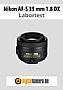 Nikon AF-S 35 mm 1.8 DX mit D7100 Labortest (Labortest-Protokoll)