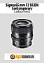 Sigma 65 mm F2 DG DN Contemporary mit Sony Alpha 7R III Labortest (Labortest-Protokoll)