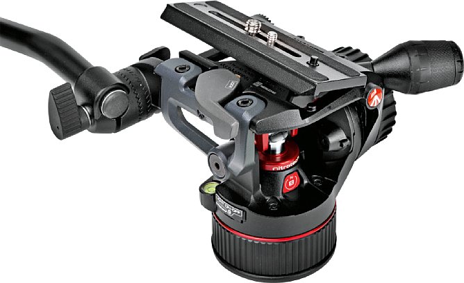 Manfrotto Nitrotech N8 Fluid-Videokopf (MVHN8AH). [Foto: Manfrotto]