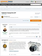 Systemkamera-Forum mit Kommentar zu einem digitalkamera.de-Testbericht. [Foto: Systemkamera-Forum; Screenshot: MediaNord]