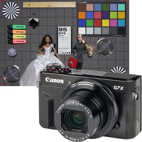 Vorschau des photographierten Testbildes mit Kamera