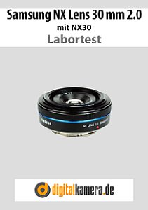 Samsung NX Lens 30 mm 2.0 mit NX30 Labortest, Seite 1 [Foto: MediaNord]