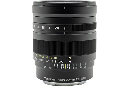 Tokina Firin 20 mm F2 FE MF. [Foto: Tokina]