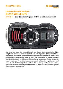 Ricoh WG-4 GPS Labortest, Seite 1 [Foto: MediaNord]