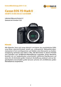 Canon EOS 7D Mark II mit EF-S 15-85mm 3.5-5.6 IS USM Labortest, Seite 1 [Foto: MediaNord]