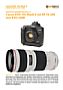 Canon EOS-1Ds Mark II mit  EF 70-200 mm 4.0 L USM Labortest (Labortest-Protokoll)