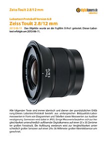 Zeiss Touit 2.8/12 mm mit Fujifilm X-Pro1 Labortest, Seite 1 [Foto: MediaNord]