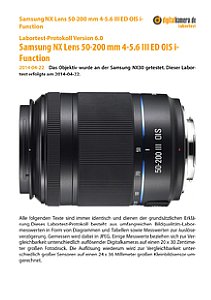 Samsung NX Lens 50-200 mm 4-5.6 III ED OIS i-Function mit NX30 Labortest, Seite 1 [Foto: MediaNord]