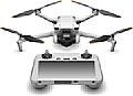 DJI Mini 3 mit der neuen DJI RC Fernsteuerung mit eingebautem Monitor und einem reduzierten Android-Betriebssystem mit DJI Fly als einzige installierte App. [DJI]