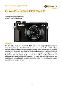 Canon PowerShot G7 X Mark II Labortest, Seite 1 [Foto: MediaNord]