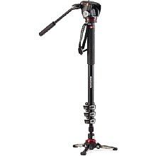 Manfrotto MVMXPROA4577 XPRO Video Monopod Alu 4 Seg. Mit 577 Und Fluid Base