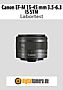 Canon EF-M 15-45 mm 3.5-6.3 IS STM mit EOS M10 Labortest (Labortest-Protokoll)