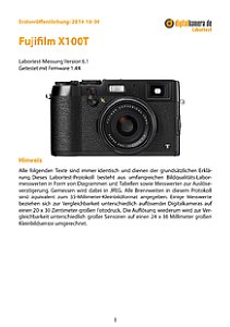 Fujifilm X100T Labortest, Seite 1 [Foto: MediaNord]