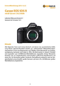 Canon EOS 5DS R mit EF 35 mm 1.4 L II USM Labortest, Seite 1 [Foto: MediaNord]