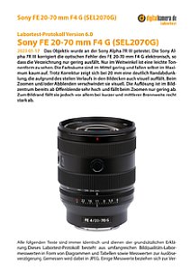 Sony FE 20-70 mm F4 G (SEL2070G) mit Alpha 7R III Labortest, Seite 1 [Foto: MediaNord]