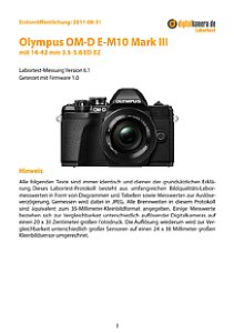 Olympus OM-D E-M10 Mark III mit 14-42 mm 3.5-5.6 ED EZ (EZ-M1442EZ) Labortest, Seite 1 [Foto: MediaNord]