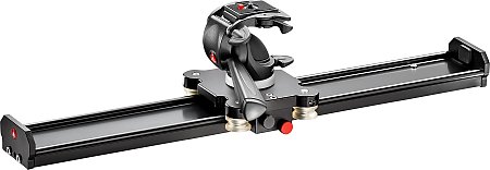Manfrotto Slider MVS060A mit 391RC2. [Foto: Manfrotto Distribution]