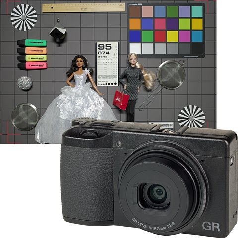 Vorschau des photographierten Testbildes mit Kamera
