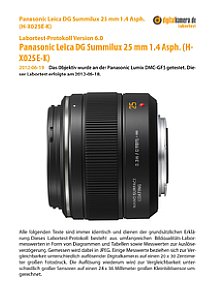 Panasonic Leica DG Summilux 25 mm 1.4 Asph. mit Lumix DMC-GF5 Labortest, Seite 1 [Foto: MediaNord]