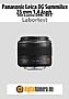 Panasonic Leica DG Summilux 25 mm 1.4 Asph. mit Lumix DMC-GF5 Labortest (Labortest-Protokoll)