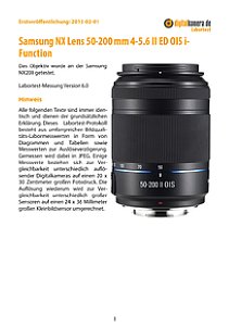 Samsung NX Lens 50-200 mm 4-5.6 II ED OIS i-Function mit NX200 Labortest, Seite 1 [Foto: MediaNord]