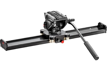 Manfrotto Slider MVS060A mit MVH500AH. [Foto: Manfrotto Distribution]