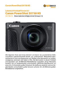 Canon PowerShot SX730 HS Labortest, Seite 1 [Foto: MediaNord]