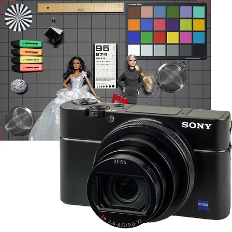 Vorschau des photographierten Testbildes mit Kamera