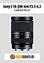 Sony E 18-200 mm F3.5-6.3 (SEL18200LE) mit NEX-F3 Labortest