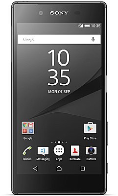 Sony Xperia Z5 in Graphit-Schwarz. [Sony]