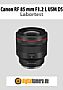 Canon RF 85 mm F1.2L USM DS mit EOS R5 Labortest (Labortest-Protokoll)