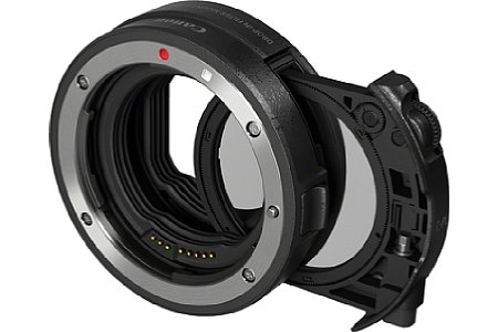 Canon EF auf RF Adapter Filter Drop-In C-PL. [Foto: Canon]