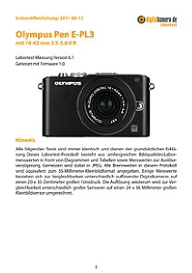 Olympus Pen E-PL3 mit 14-42 mm 3.5-5.6 II R (EZ-M1442-II R) Labortest, Seite 1 [Foto: MediaNord]