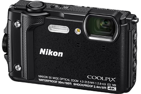 Nikon Coolpix W300 in Schwarz. [Foto: Nikon]