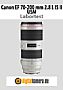 Canon EF 70-200 mm 2.8 L IS II USM mit EOS 5D Mark III Labortest