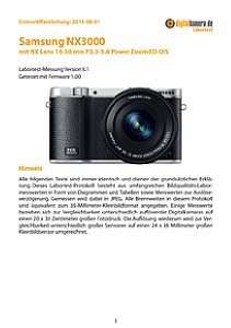 Samsung NX3000 mit NX Lens 16-50 mm F3.5-5.6 Power Zoom ED OIS Labortest, Seite 1 [Foto: MediaNord]